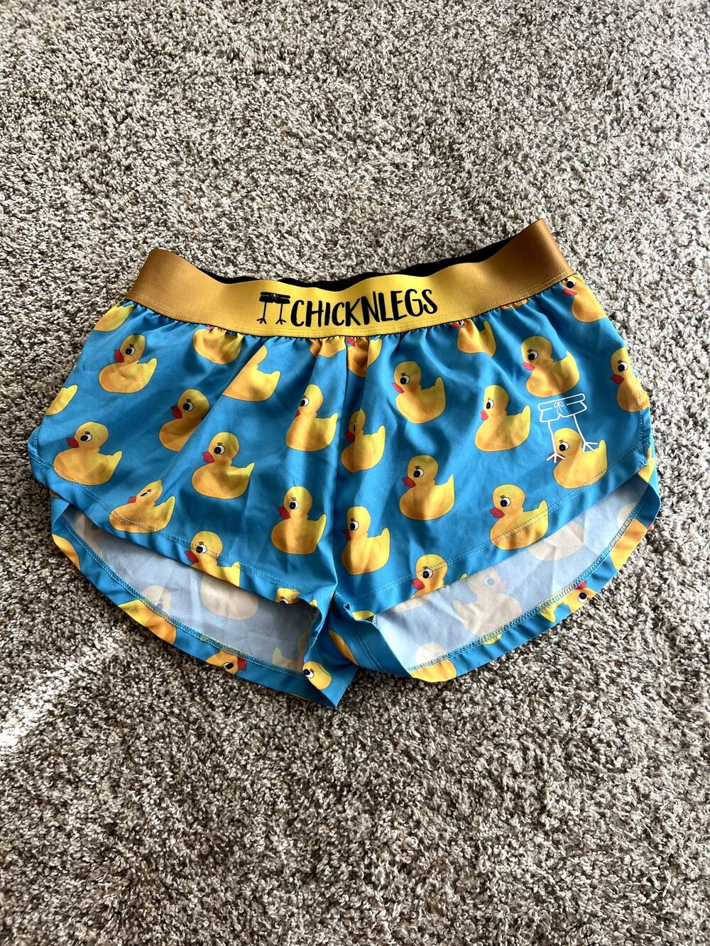 Chicknlegs Rubber Ducky Running Shorts